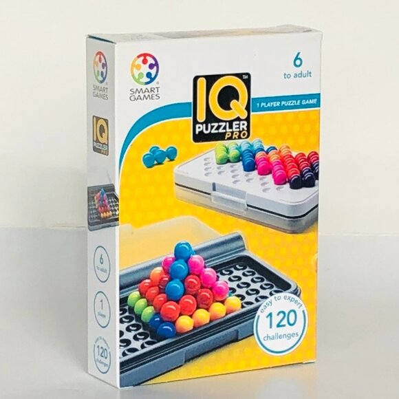 Smart Games IQ Puzzle Pro - Brain Teasing Game 120 Challenges Age 6+ New Sealed - Picture 9 of 12